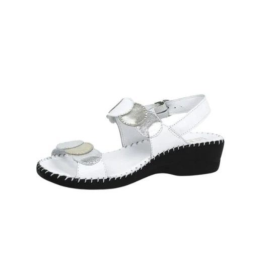 La Plume -Fiora Mixed-Texture Slingback Sandal