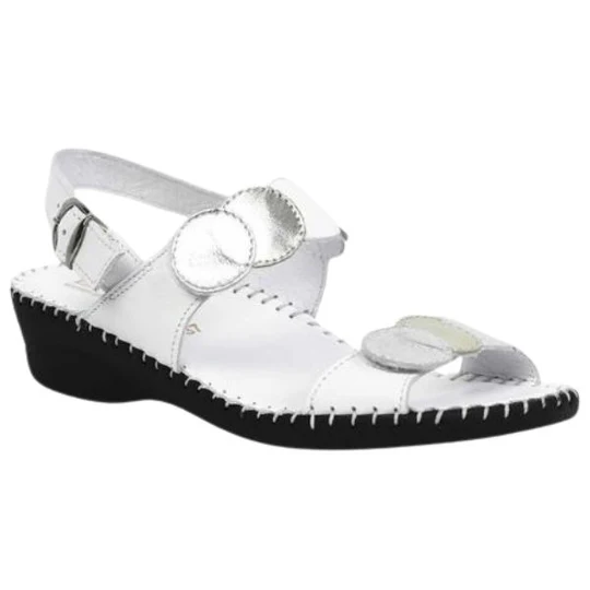 La Plume -Fiora Mixed-Texture Slingback Sandal