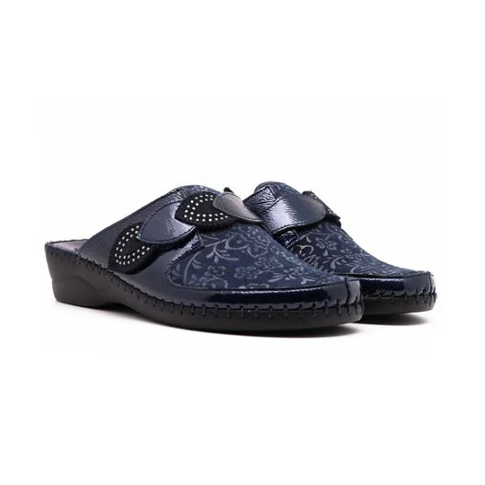 La Plume - Garden Padded Leather Slide