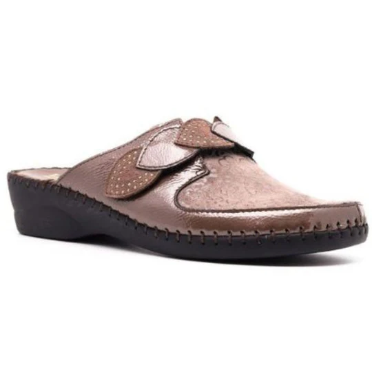 La Plume - Garden Padded Leather Slide