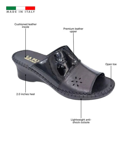 La Plume - Gemini Anatomical Leather Slide