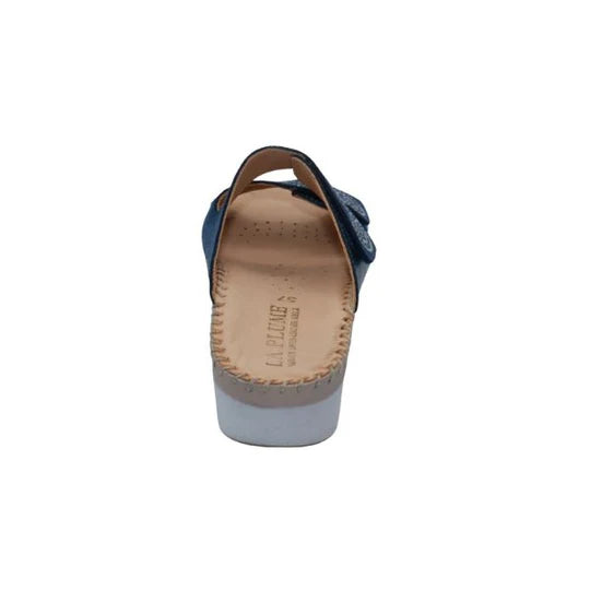 La Plume - Glitz Gem-Studded Leather Sandal