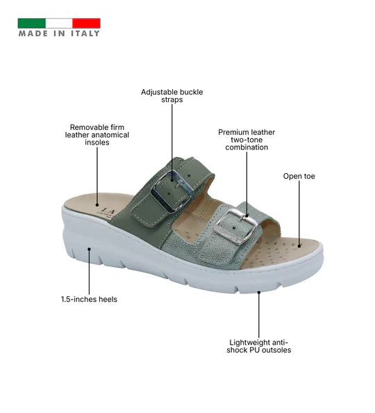 La Plume - Gretchen Women’s Adjustable Comfort Sandal