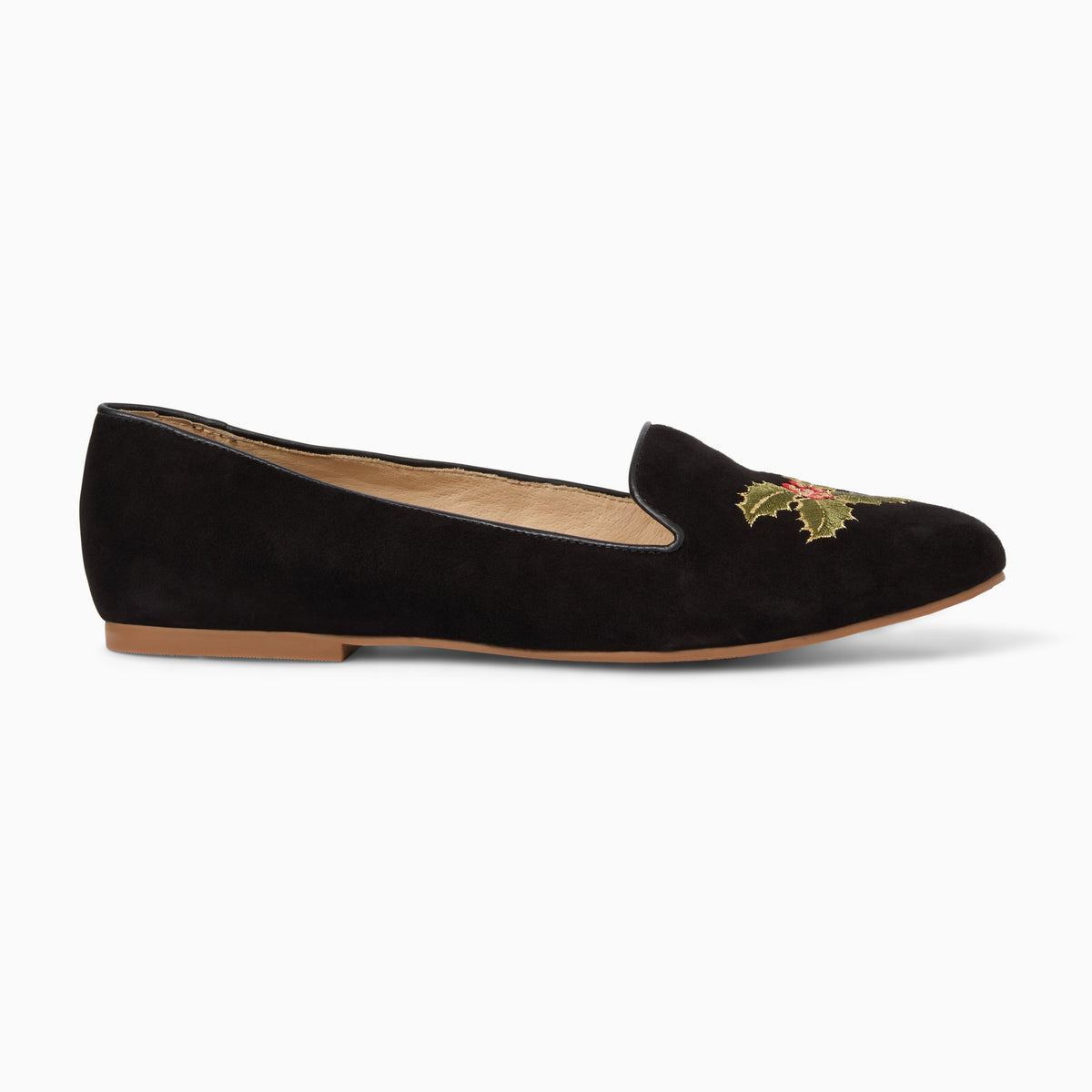 Jack Rogers - Embroidered Holly Loafer - Black - view 2