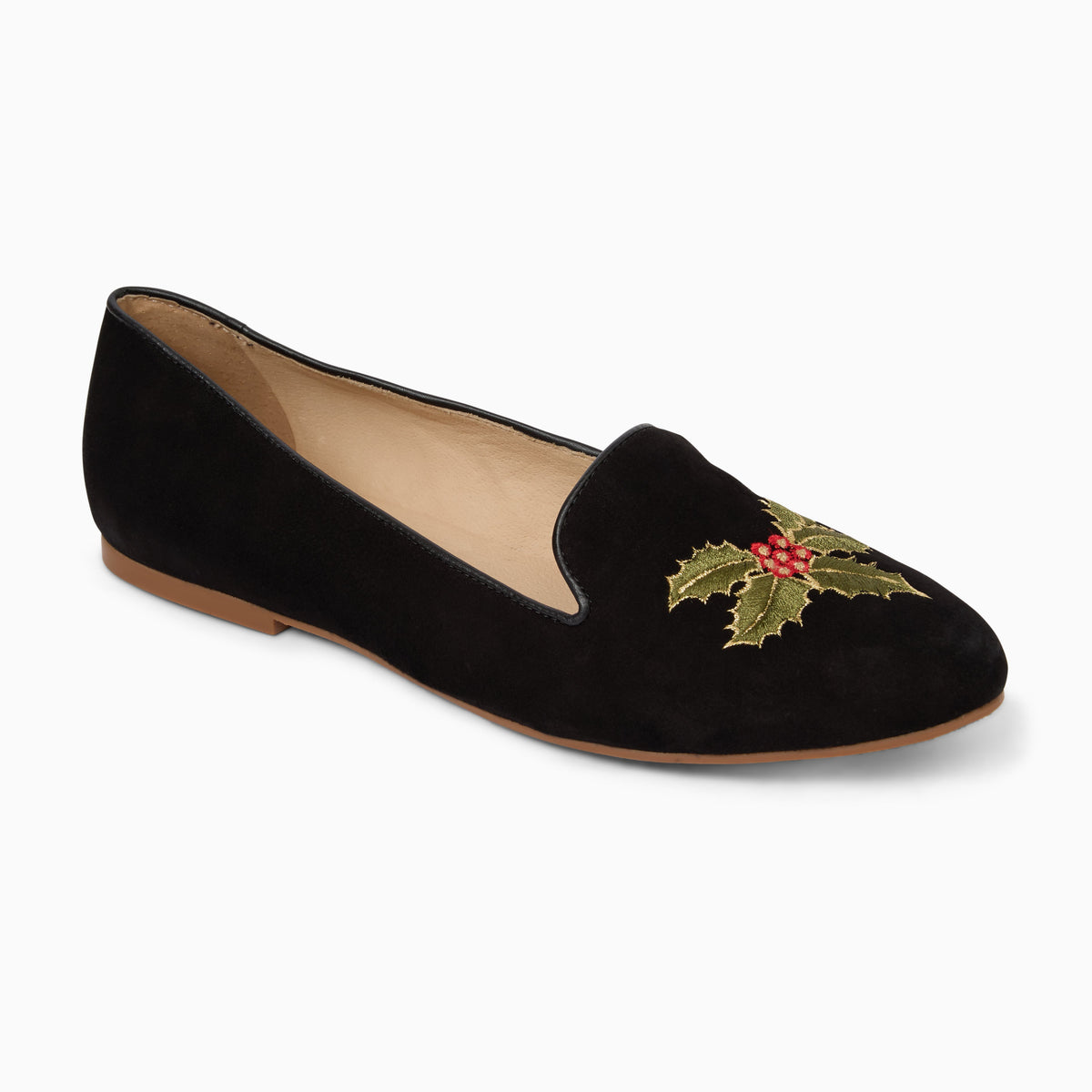 Jack Rogers - Embroidered Holly Loafer - Black - view 1