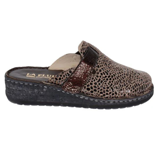 La Plume - Hava Woman's Slip-On Leather Comfort Sandal