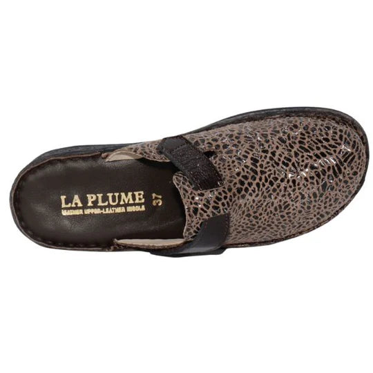 La Plume - Hava Woman's Slip-On Leather Comfort Sandal
