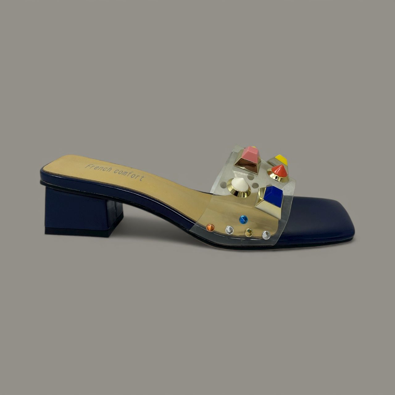 FRENCH COMFORT - MAYA - SIZE 7 - NAVY