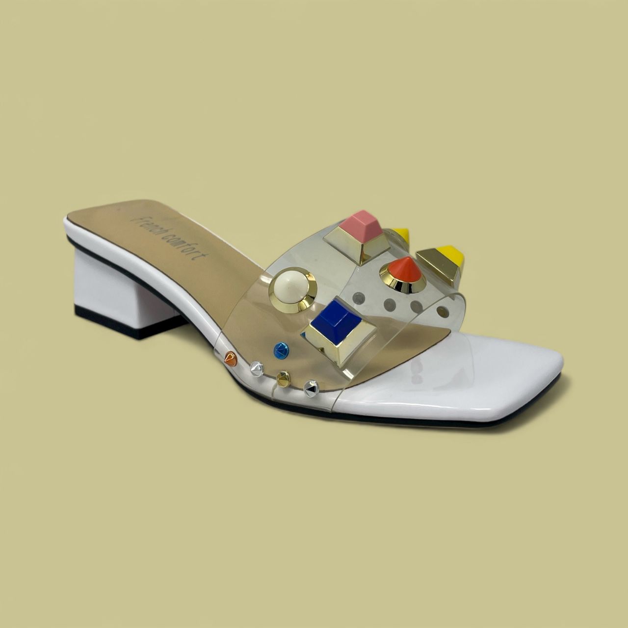 FRENCH COMFORT - MAYA - SIZE 10 - WHITE