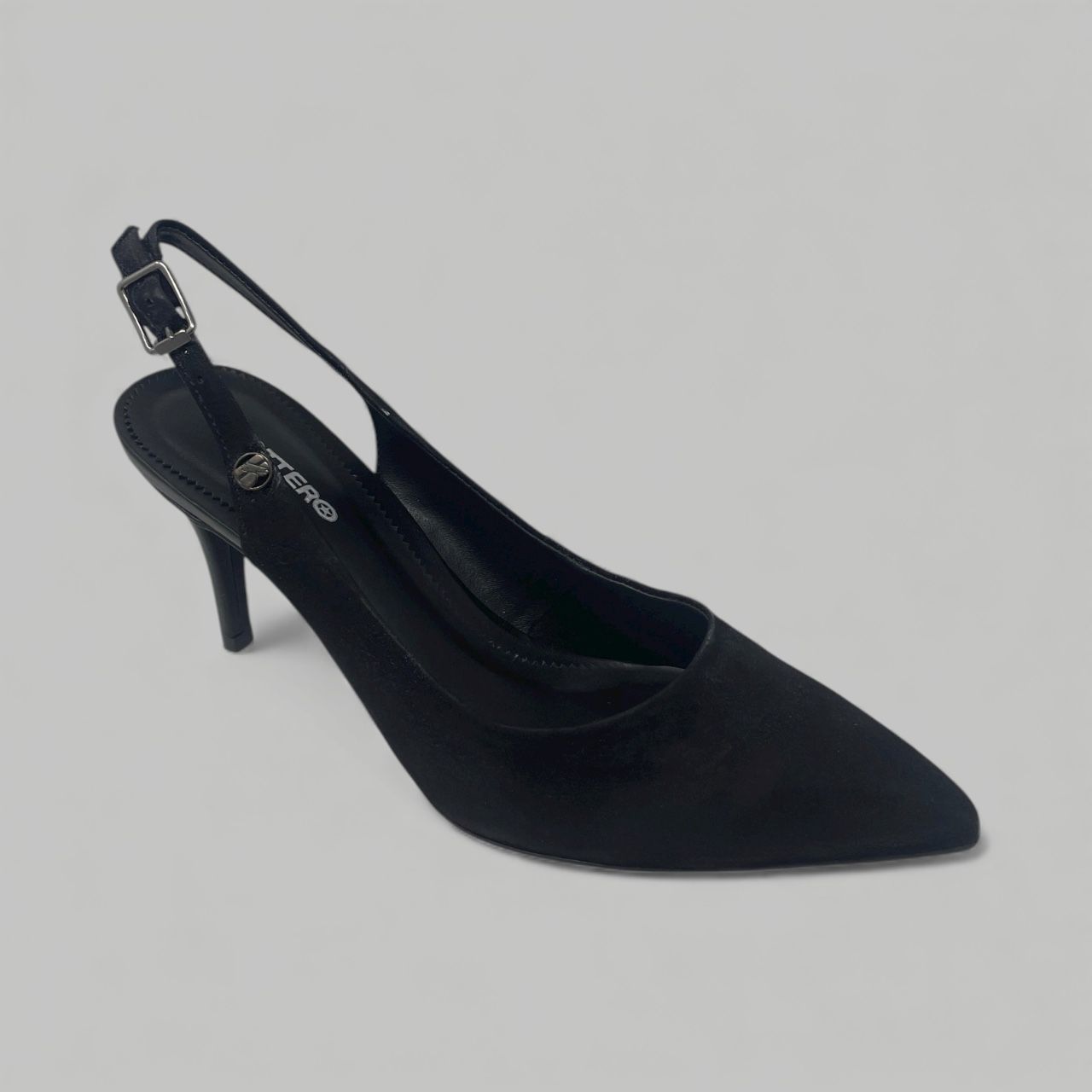 BOTTERO - POINTED SLINGBACK PUMP - SIZE 8 - BLACK