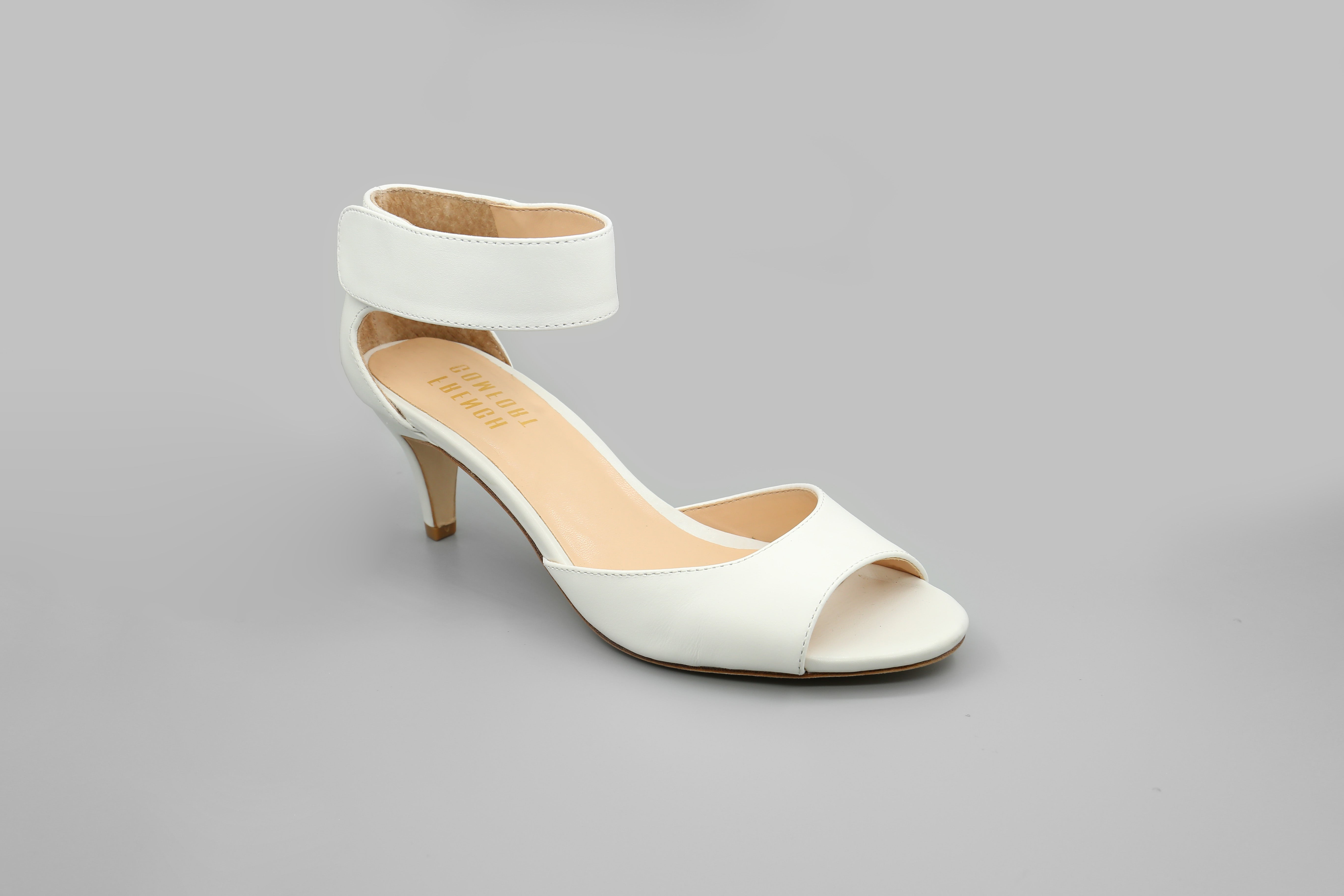 FRENCH COMFORT - ELIZABETH - SIZE 10 - WHITE