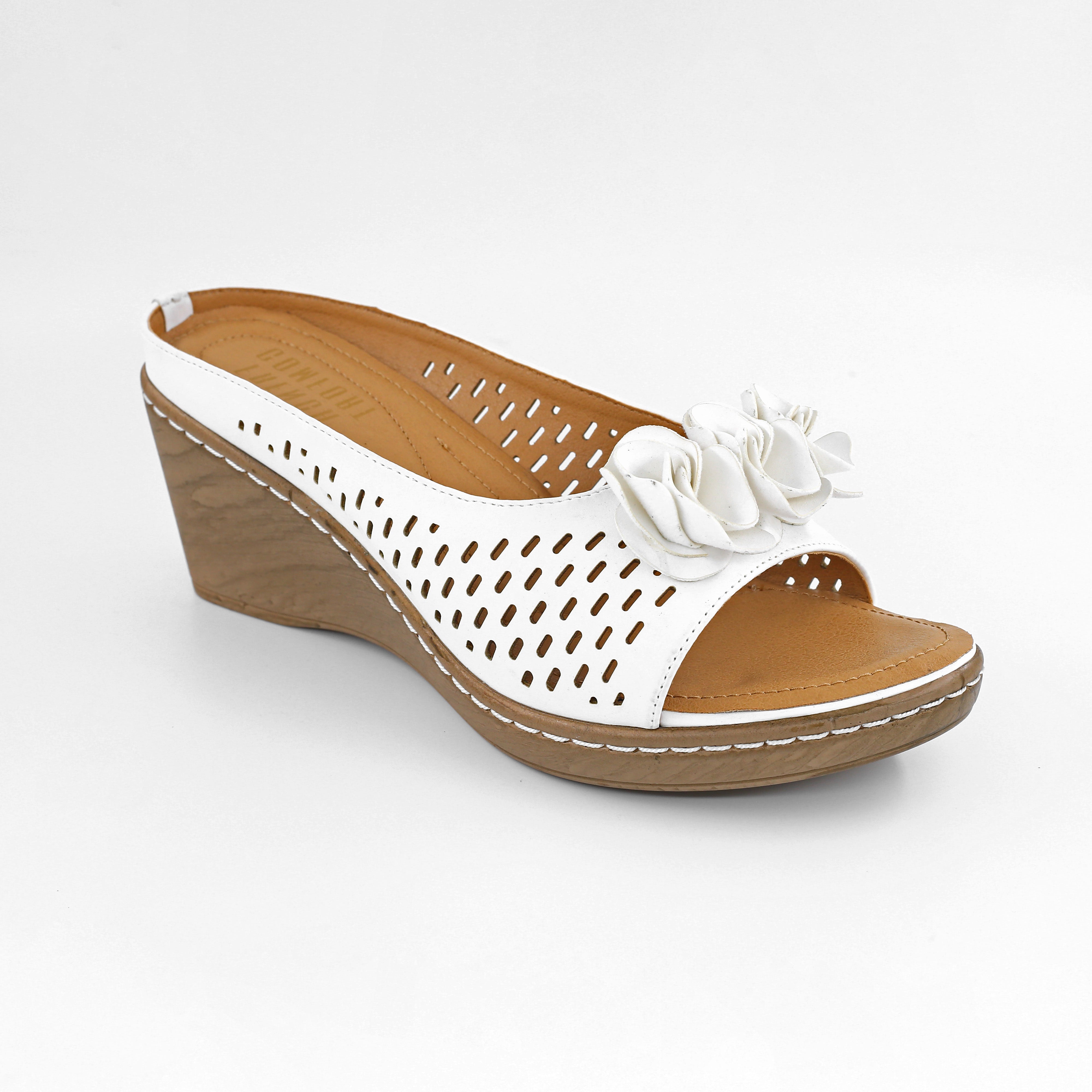 FRENCH COMFORT - SUSAN - SIZE 9 - WHITE