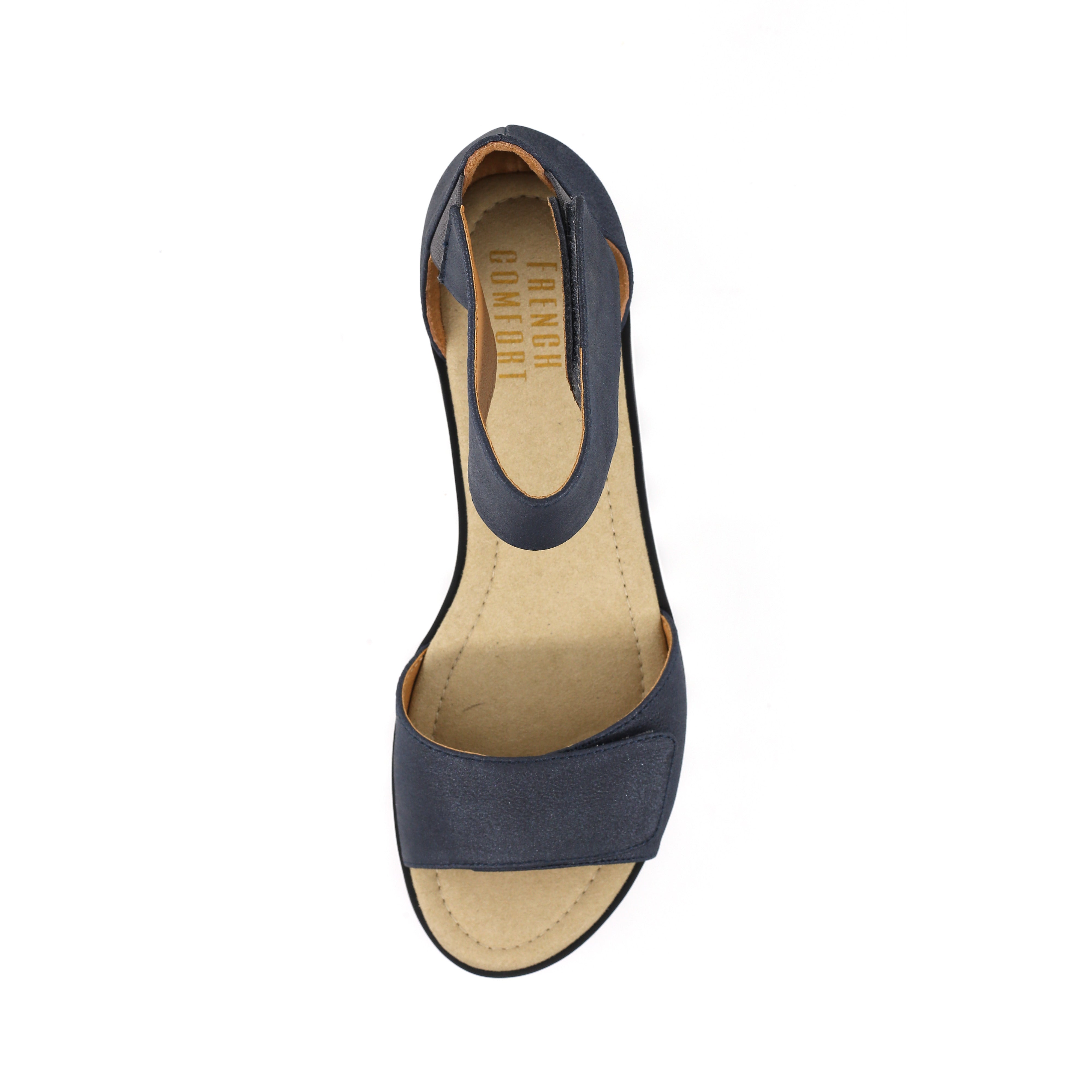 FRENCH COMFORT - ANITA - SIZE 9 - NAVY