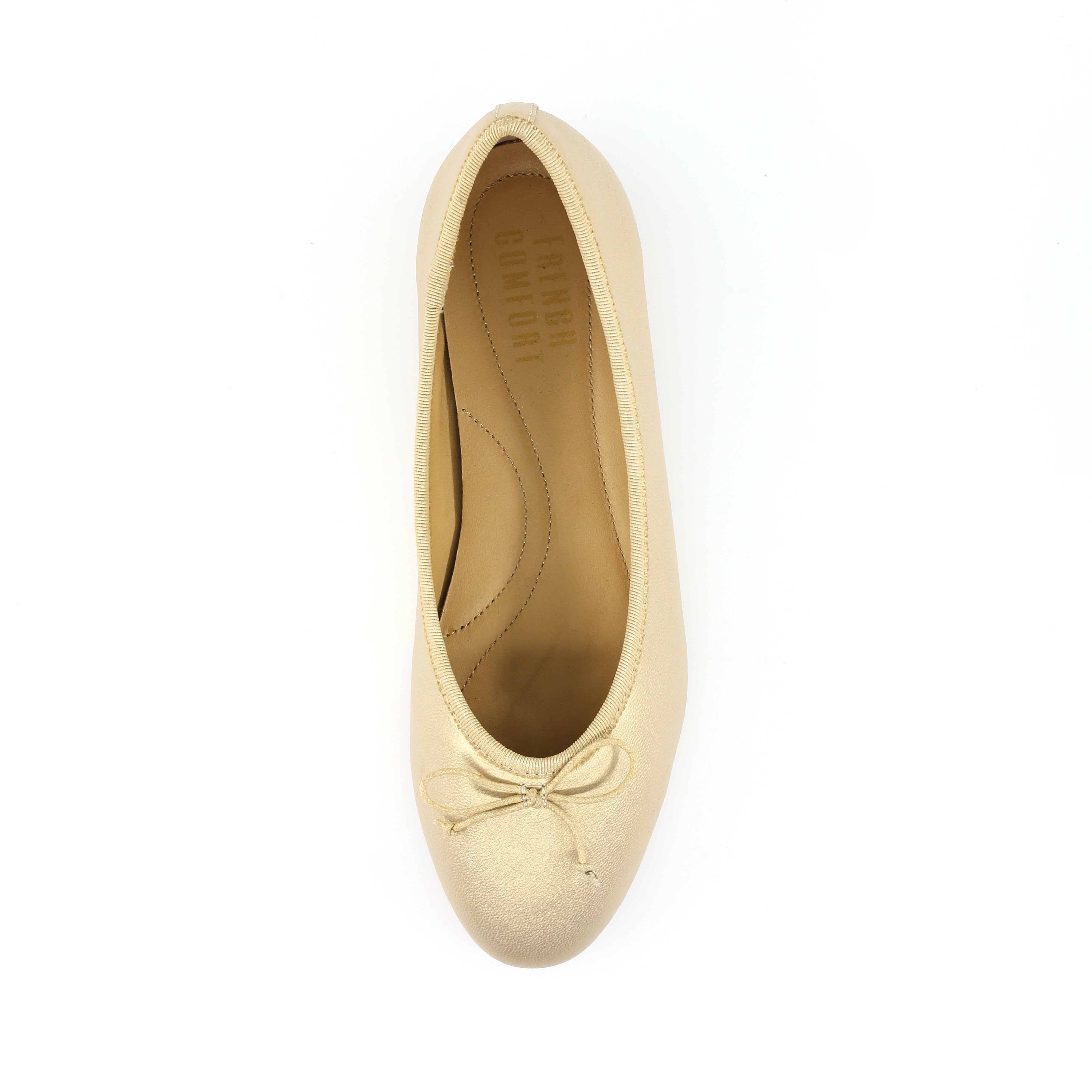 FRENCH COMFORT - DINA - SIZE 8.5 - CHAMPAGNE