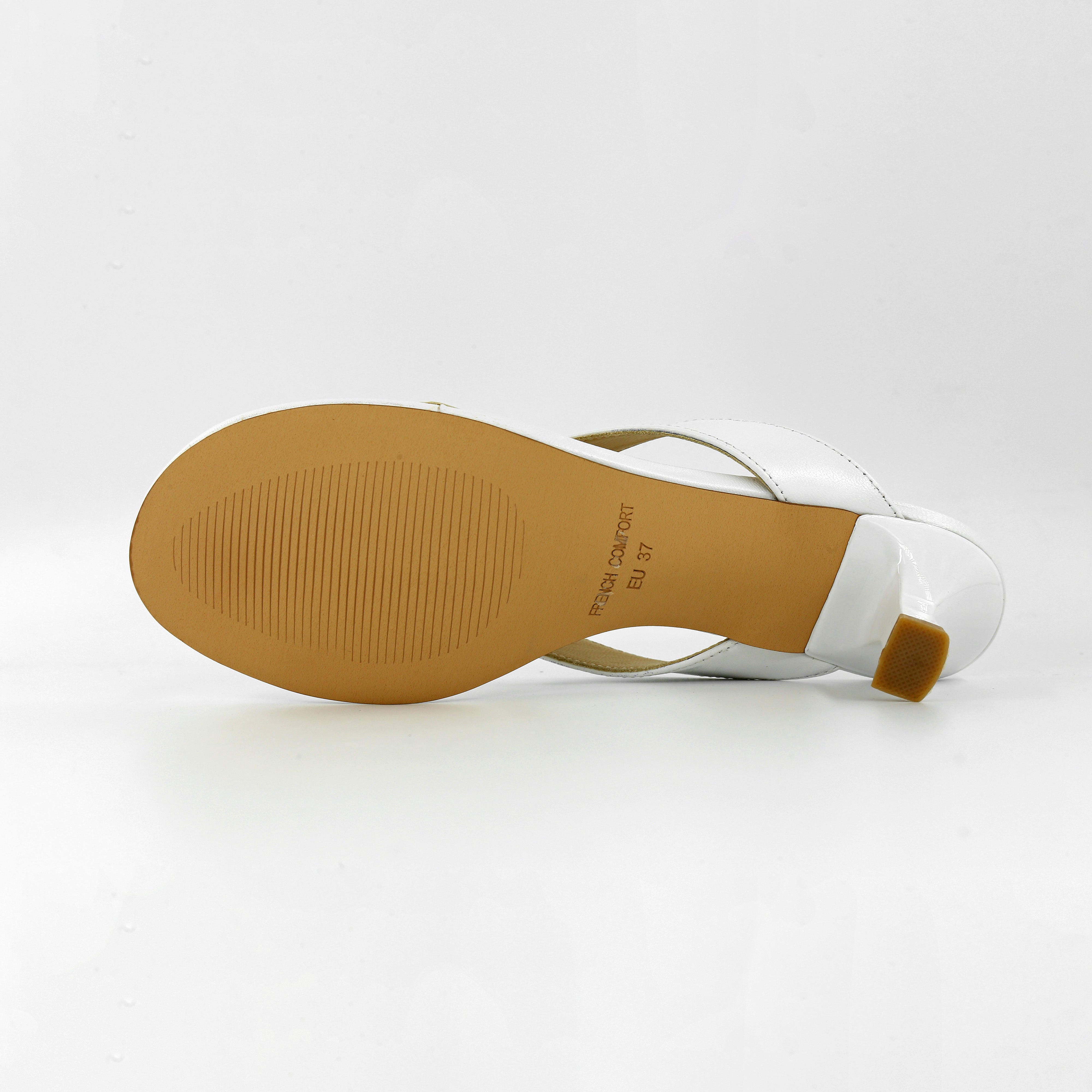 FRENCH COMFORT - LEAH - SIZE 7 - WHITE