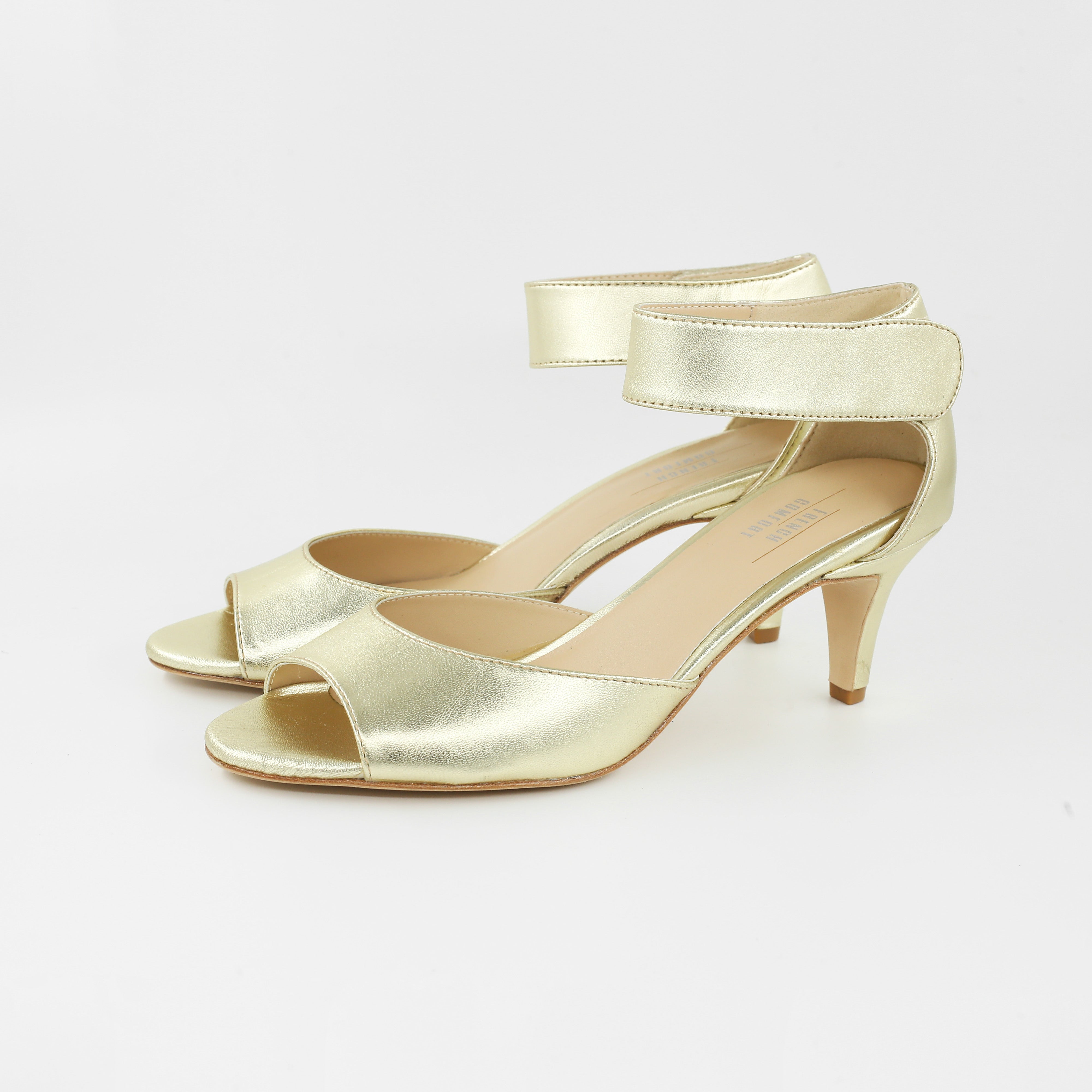 FRENCH COMFORT - ELIZABETH - SIZE 10 - CHAMPAGNE