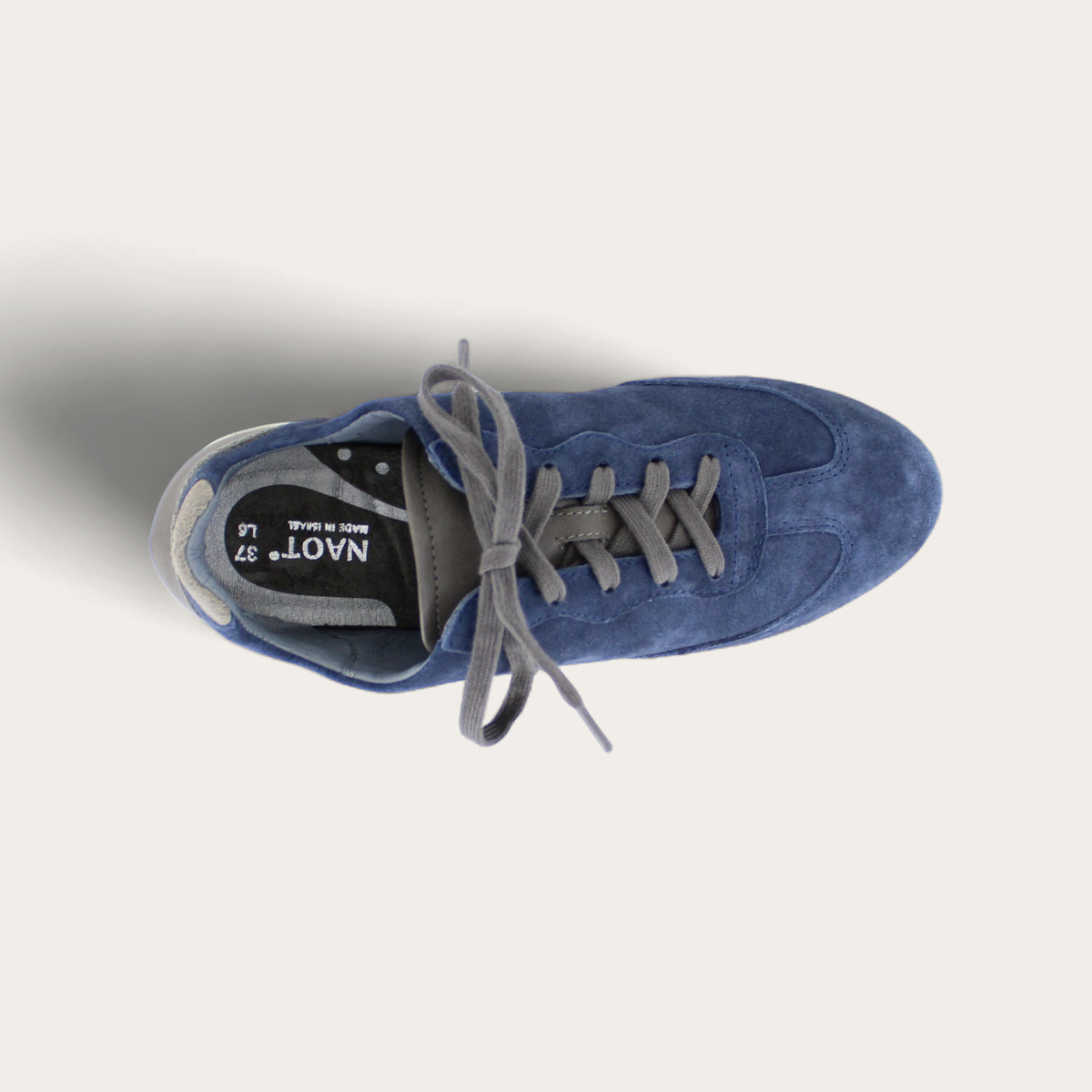 Infinity in Midnight Blue Suede/Foggy Gray Lthr/Speckled Beige Lthr/Foggy Gray Lthr, product view 6