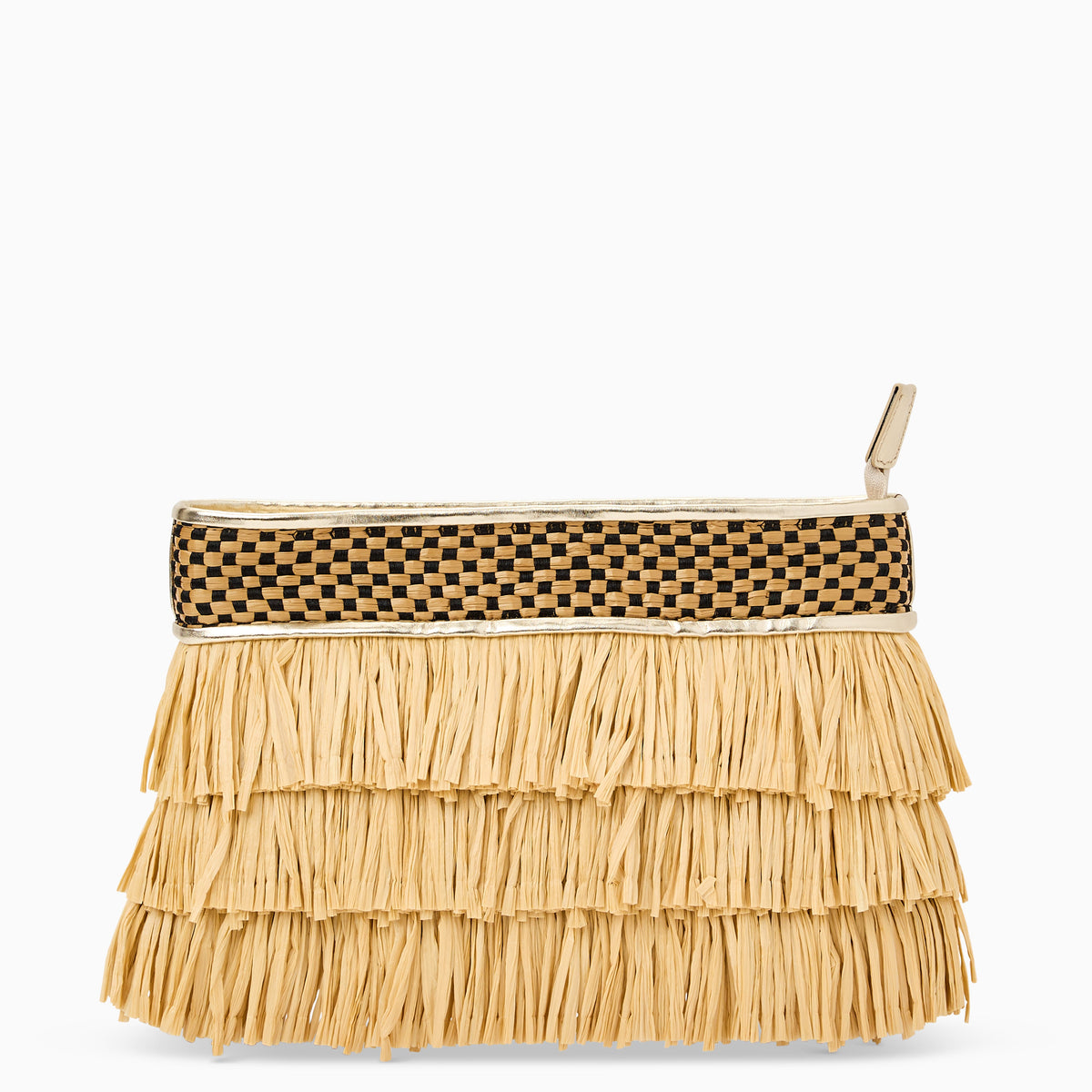 Elba Raffia Purse in Natural, product view 1