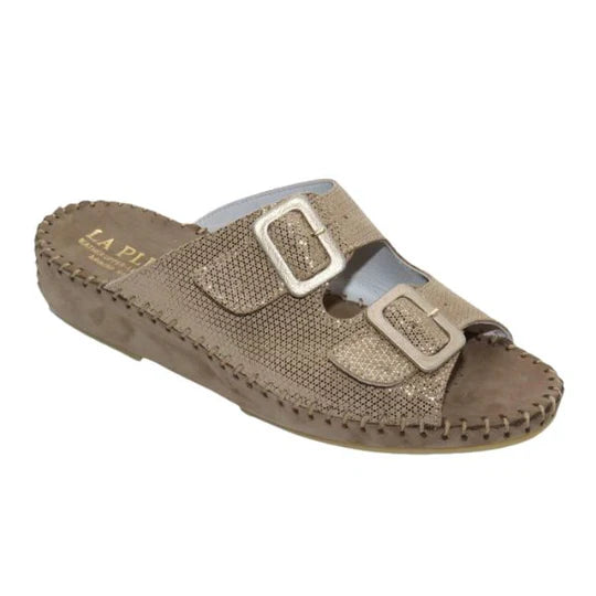 La Plume - Jen Sparkle Leather Slide