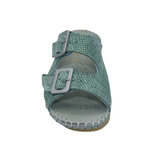 La Plume - Jen Sparkle Leather Slide