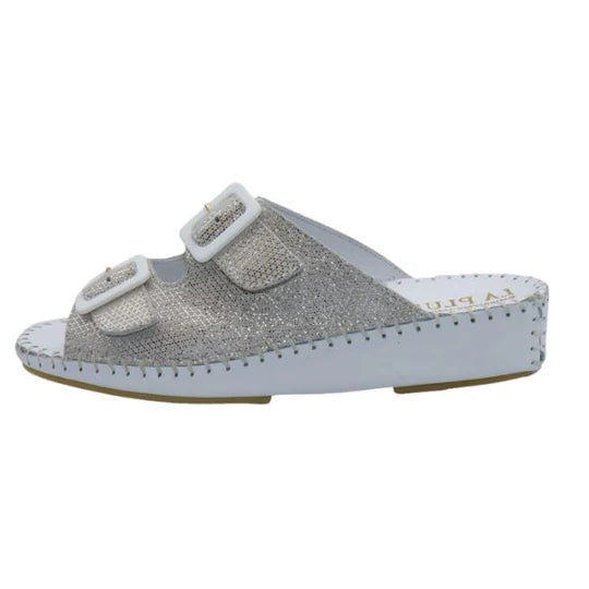 La Plume - Jen Sparkle Leather Slide