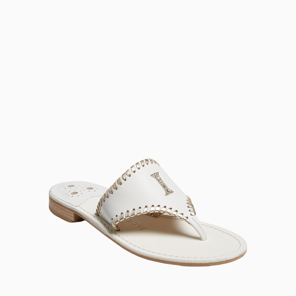 Jack Rogers - Jacks "I DO" Sandal - White & Platinum - view 3