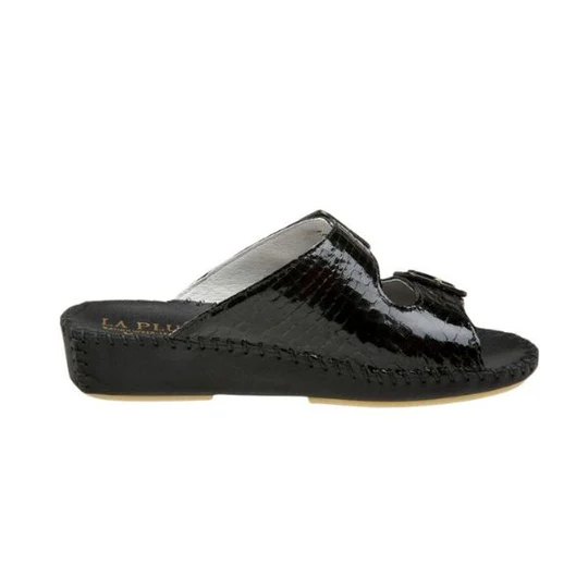La Plume - Jen Classic Leather Slide