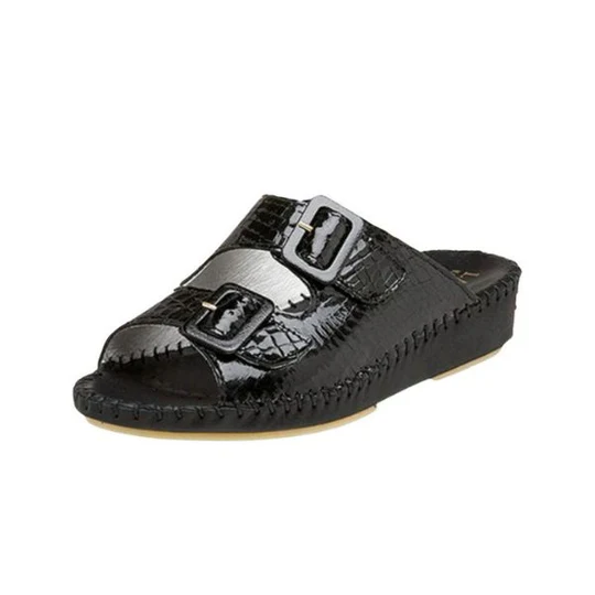La Plume - Jen Classic Leather Slide