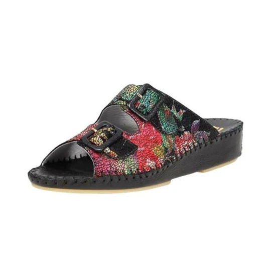La Plume - Jen Classic Leather Slide