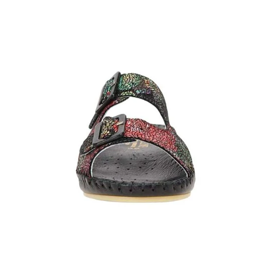 La Plume - Jen Classic Leather Slide