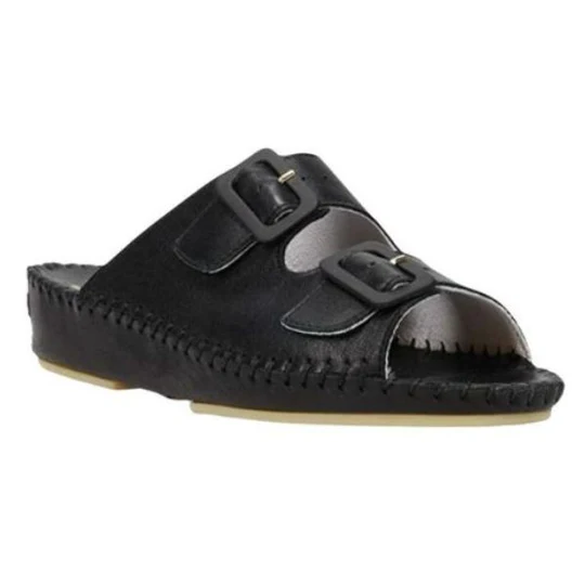 La Plume - Jen Classic Leather Slide
