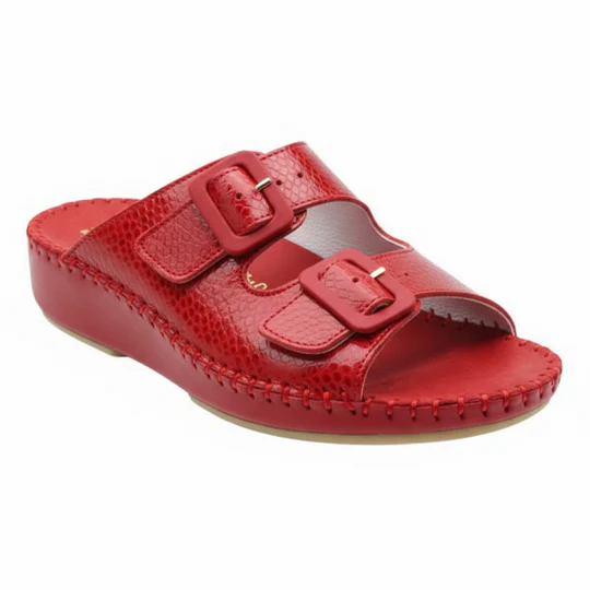 La Plume - Jen Classic Leather Slide