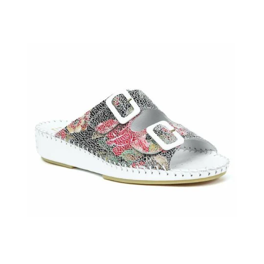 La Plume - Jen Classic Leather Slide