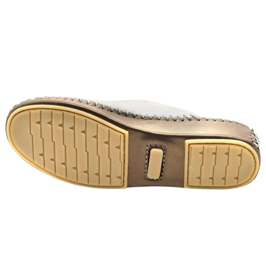 La Plume - Jen Metallic Leather Slide