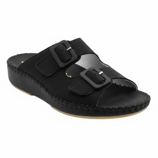 La Plume - Jen Nubuck Leather Slide
