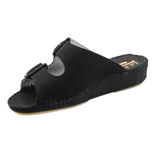 La Plume - Jen Nubuck Leather Slide