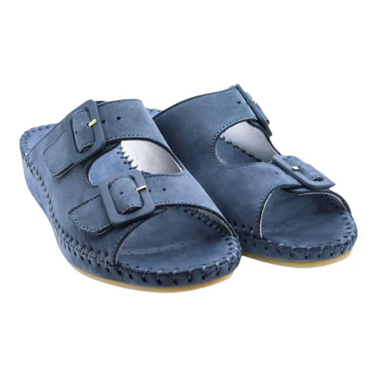 La Plume - Jen Nubuck Leather Slide