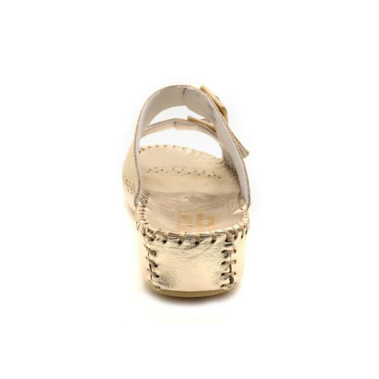 La Plume - Jen Women’s Leather Comfort Slide Sandal