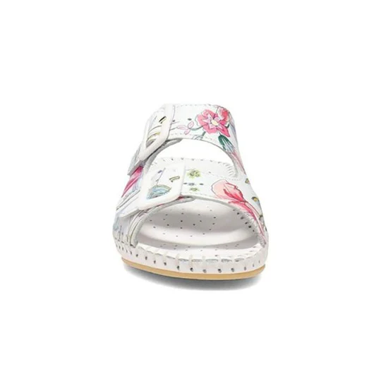 La Plume - Jen Women’s Leather Comfort Slide Sandal