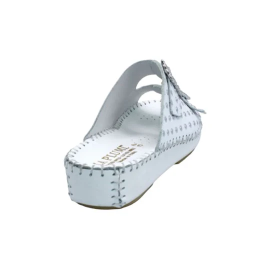 La Plume - Jen Rhinestone Leather Slide