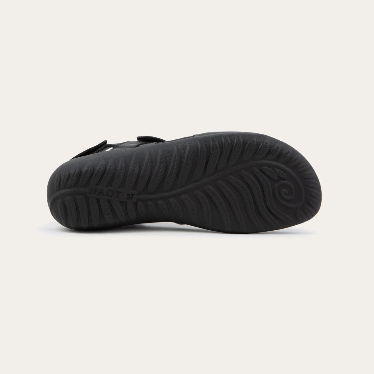 Kai in Black Water Resistant Leather, product view 4
