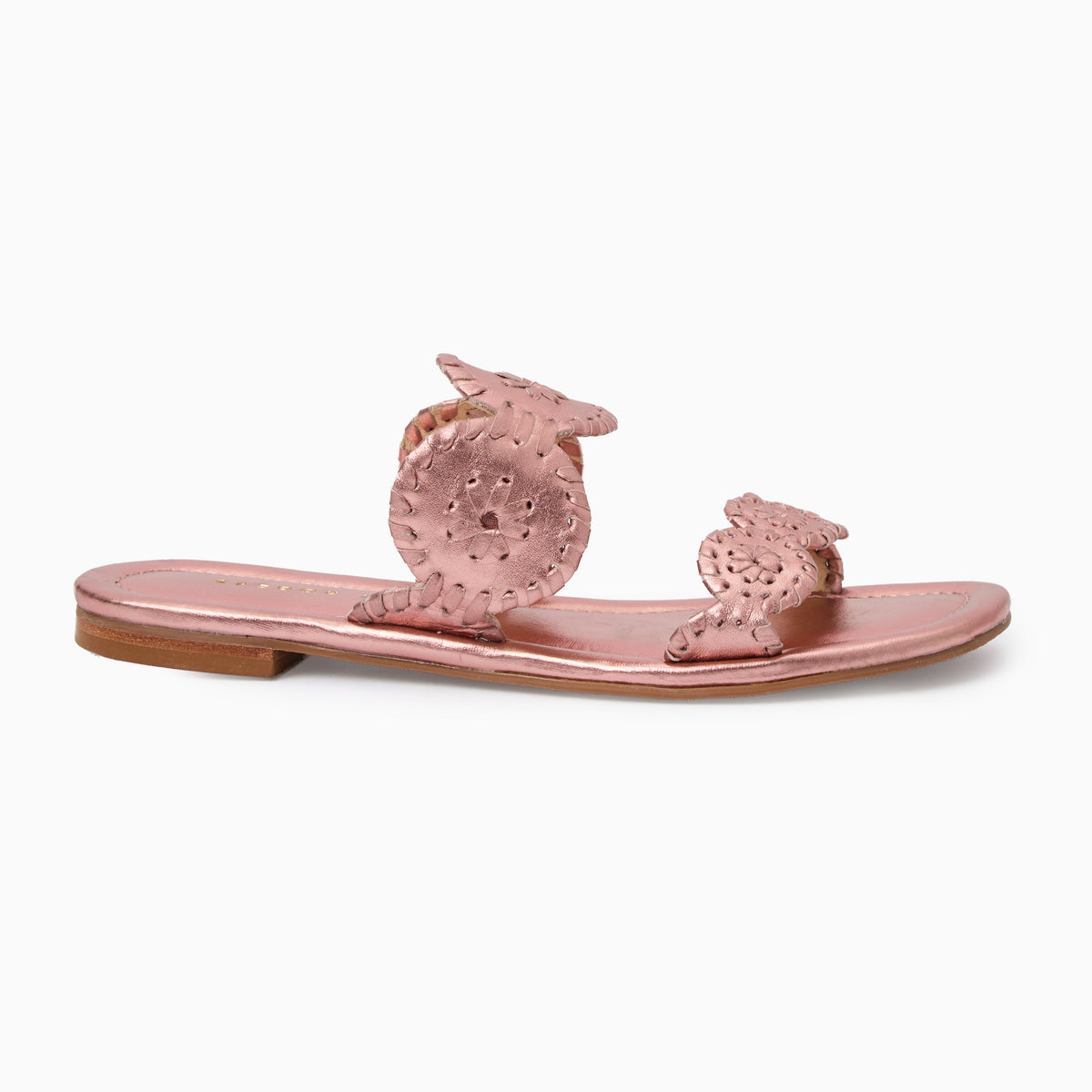 Jack Rogers - Laurin Metallic Sandal - Metallic Rose Quartz - view 2