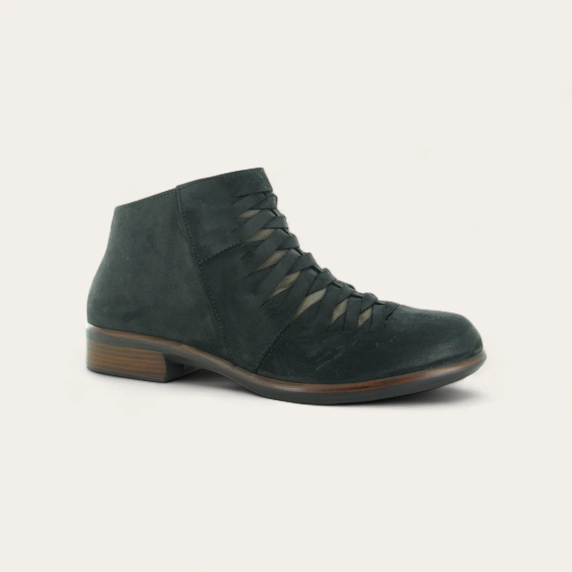 NAOT - LEVECHE - SIZE 36 - BLACK VELVET NUBUCK / SHIITAKE NUBUCK