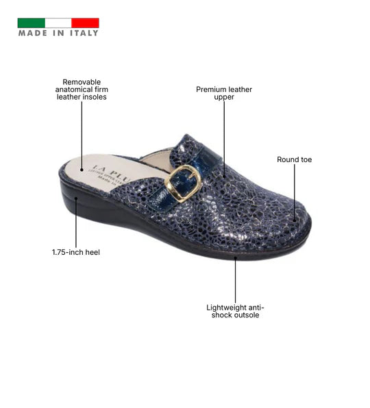 La Plume - Marge Adjustable Leather Mule