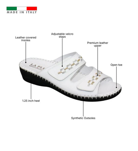 La Plume - Martina Dazzle Leather Sandal