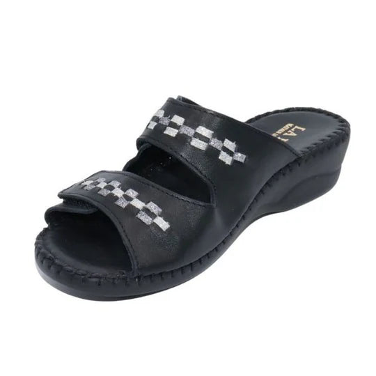 La Plume - Martina Dazzle Leather Sandal