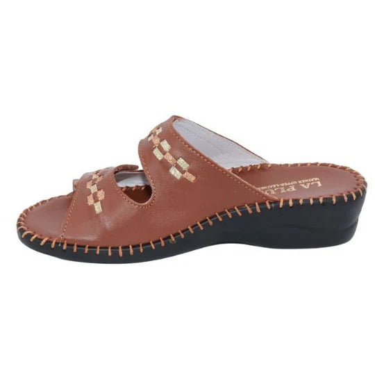 La Plume - Martina Dazzle Leather Sandal