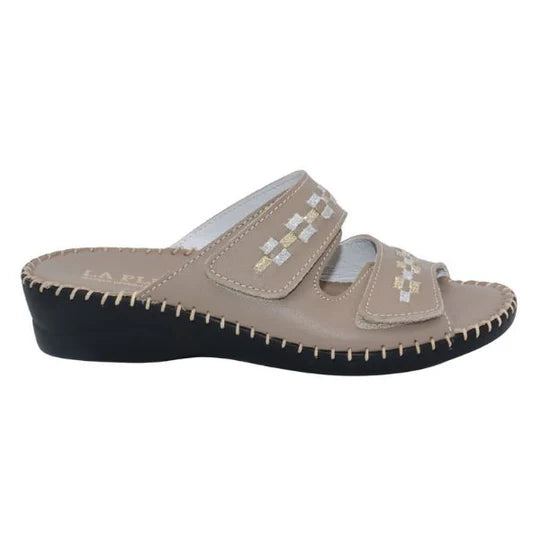 La Plume - Martina Dazzle Leather Sandal
