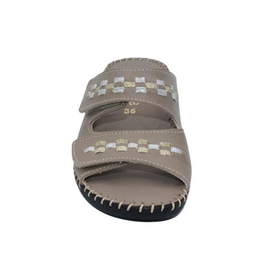 La Plume - Martina Dazzle Leather Sandal