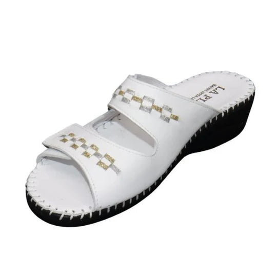 La Plume - Martina Dazzle Leather Sandal